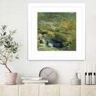 Encaustic Tile in Green VI by Sharon Gordon on GIANT ART - green abstract abstract