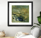 Encaustic Tile in Green VI by Sharon Gordon on GIANT ART - green abstract abstract