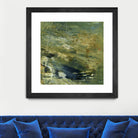 Encaustic Tile in Green VI by Sharon Gordon on GIANT ART - green abstract abstract