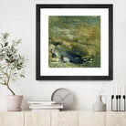 Encaustic Tile in Green VI by Sharon Gordon on GIANT ART - green abstract abstract