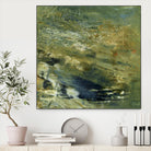 Encaustic Tile in Green VI by Sharon Gordon on GIANT ART - green abstract abstract