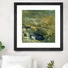 Encaustic Tile in Green VI by Sharon Gordon on GIANT ART - green abstract abstract