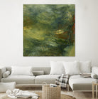 Encaustic Tile in Multi IV by Sharon Gordon on GIANT ART - orange abstract abstract