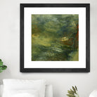 Encaustic Tile in Multi IV by Sharon Gordon on GIANT ART - orange abstract abstract