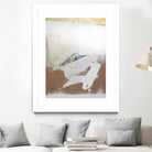 Gold Divided I by Kent Youngstrom on GIANT ART - gold abstract abstrait