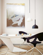 Gold Divided I by Kent Youngstrom on GIANT ART - gold abstract abstrait