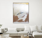 Gold Divided I by Kent Youngstrom on GIANT ART - gold abstract abstrait