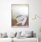 Gold Divided I by Kent Youngstrom on GIANT ART - gold abstract abstrait