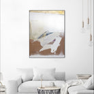 Gold Divided I by Kent Youngstrom on GIANT ART - gold abstract abstrait