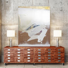 Gold Divided I by Kent Youngstrom on GIANT ART - gold abstract abstrait