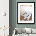 Gold Divided I by Kent Youngstrom on GIANT ART - gold abstract abstrait