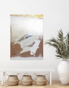 Gold Divided I by Kent Youngstrom on GIANT ART - gold abstract abstrait