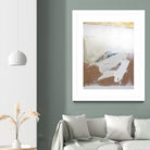 Gold Divided I by Kent Youngstrom on GIANT ART - gold abstract abstrait