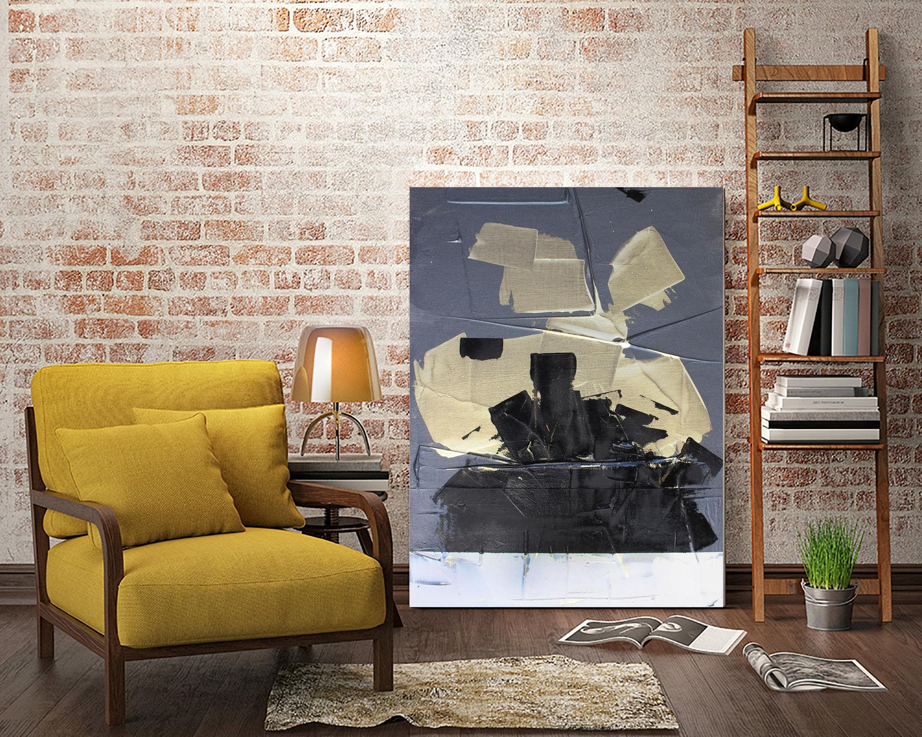 Gold Divided III by Kent Youngstrom on GIANT ART - gold abstract abstract