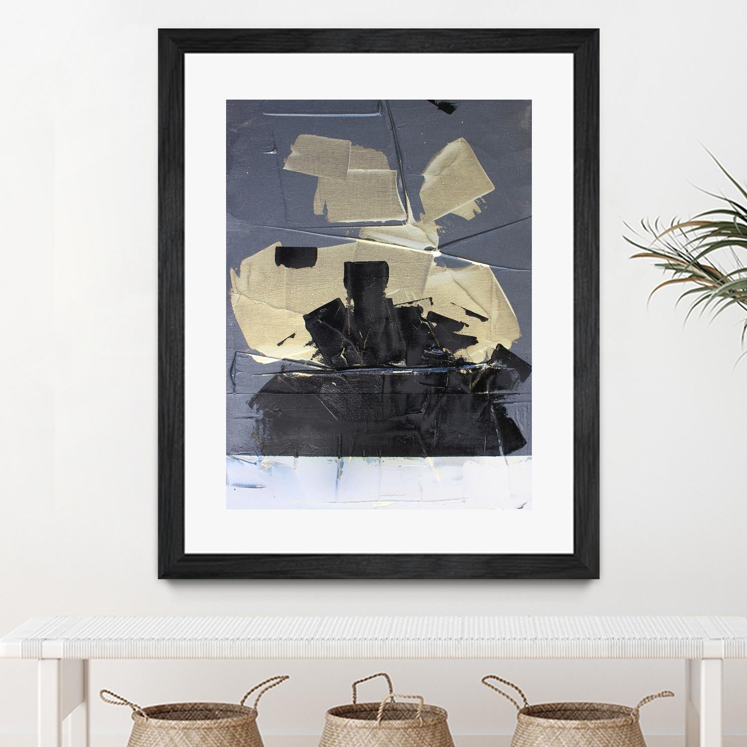 Gold Divided III by Kent Youngstrom on GIANT ART - gold abstract abstract