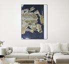 Gold Divided IV by Kent Youngstrom on GIANT ART - gold abstract abstract