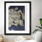 Gold Divided IV by Kent Youngstrom on GIANT ART - gold abstract abstract