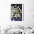 Gold Divided IV by Kent Youngstrom on GIANT ART - gold abstract abstract