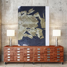 Gold Divided IV by Kent Youngstrom on GIANT ART - gold abstract abstract