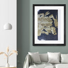 Gold Divided IV by Kent Youngstrom on GIANT ART - gold abstract abstract