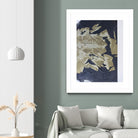 Gold Divided IV by Kent Youngstrom on GIANT ART - gold abstract abstract