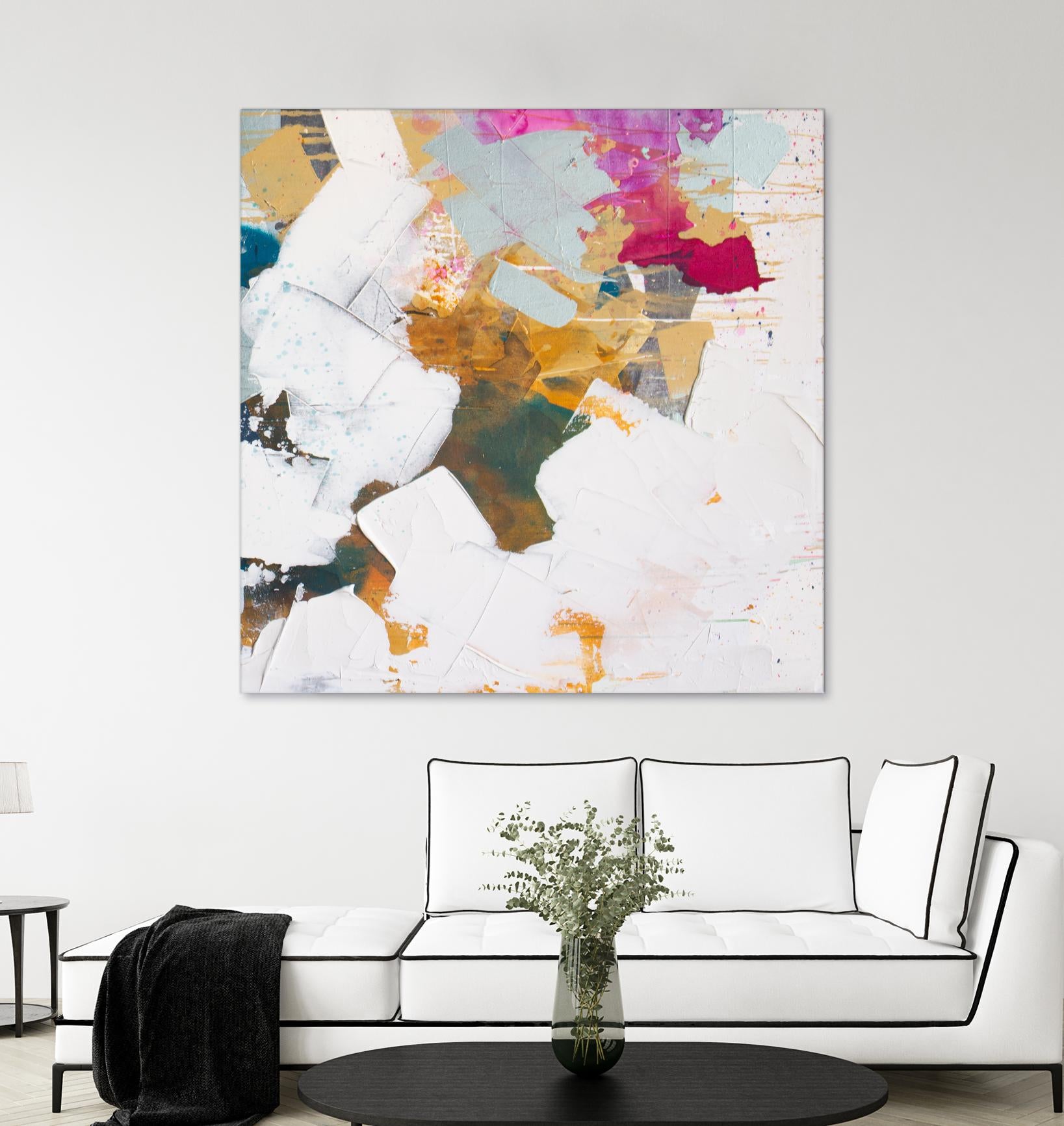 i see you diptych II by Kent Youngstrom on GIANT ART - gold abstract abstract