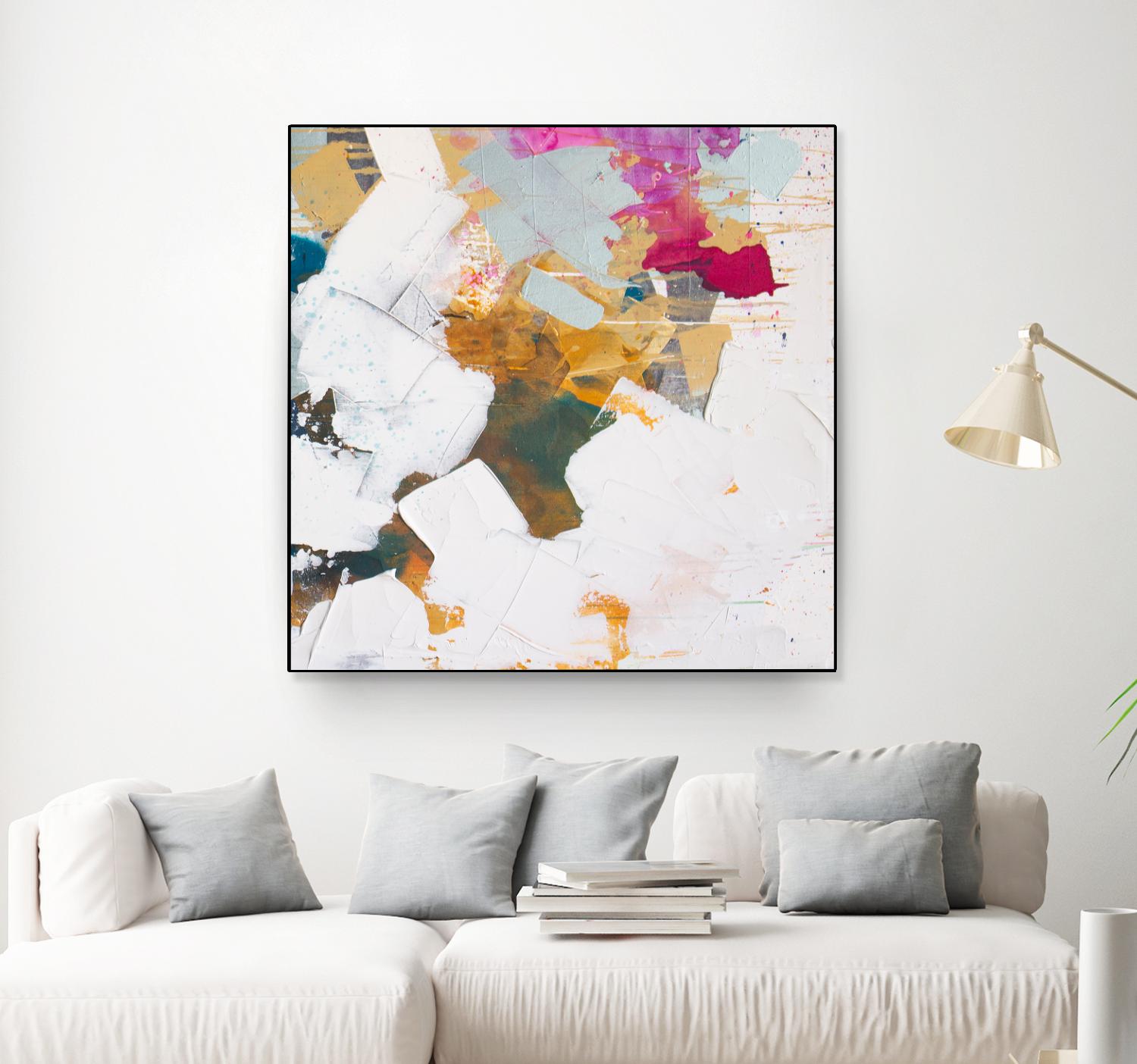 i see you diptych II by Kent Youngstrom on GIANT ART - gold abstract abstract