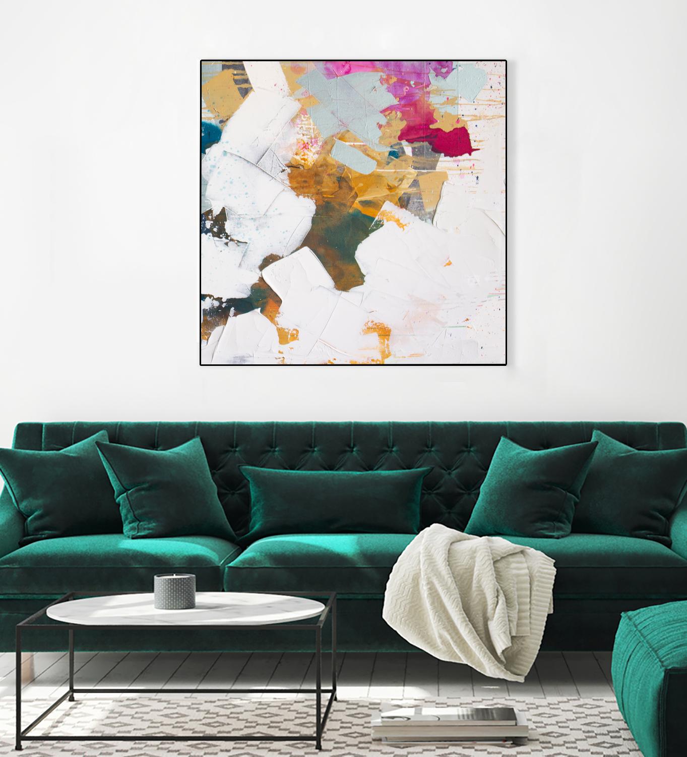 i see you diptych II by Kent Youngstrom on GIANT ART - gold abstract abstract