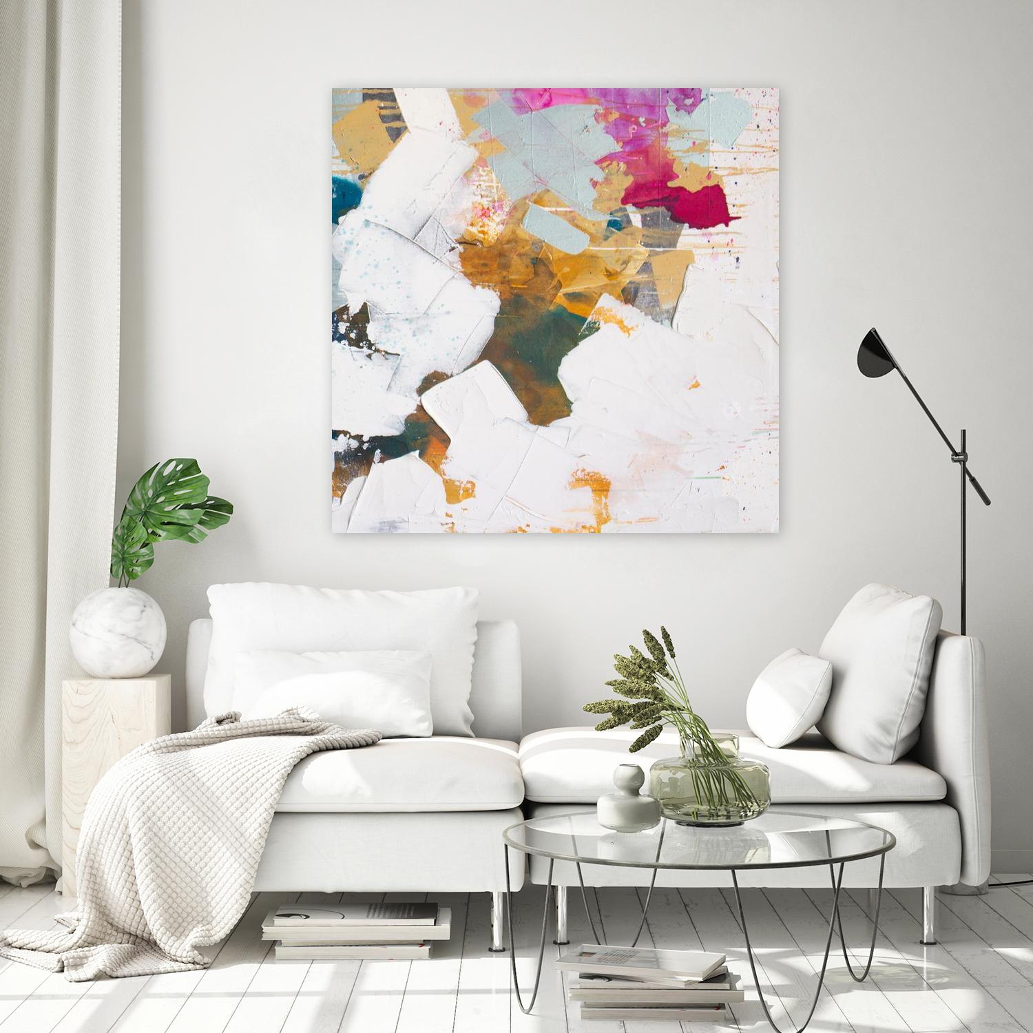 i see you diptych II by Kent Youngstrom on GIANT ART - gold abstract abstract