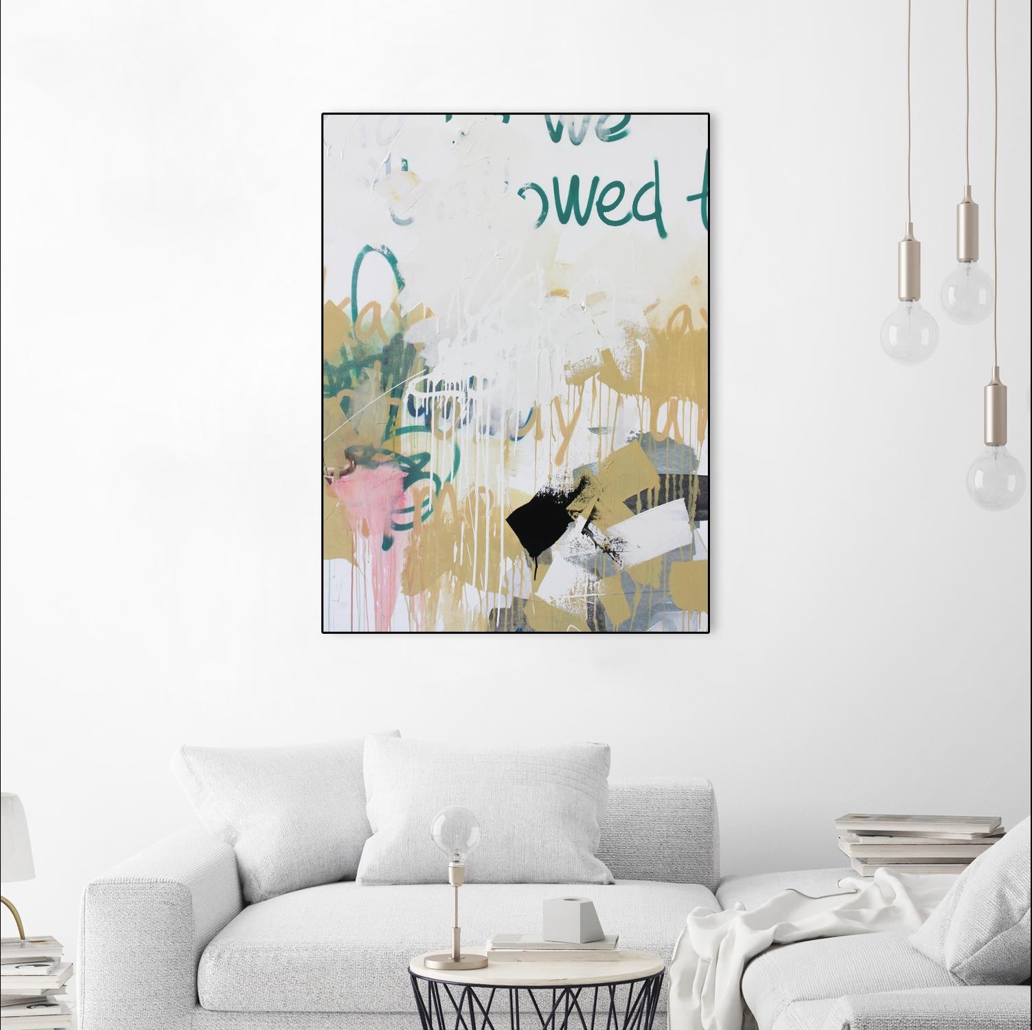 I'm Okay IV by Kent Youngstrom on GIANT ART - gold abstract abstract