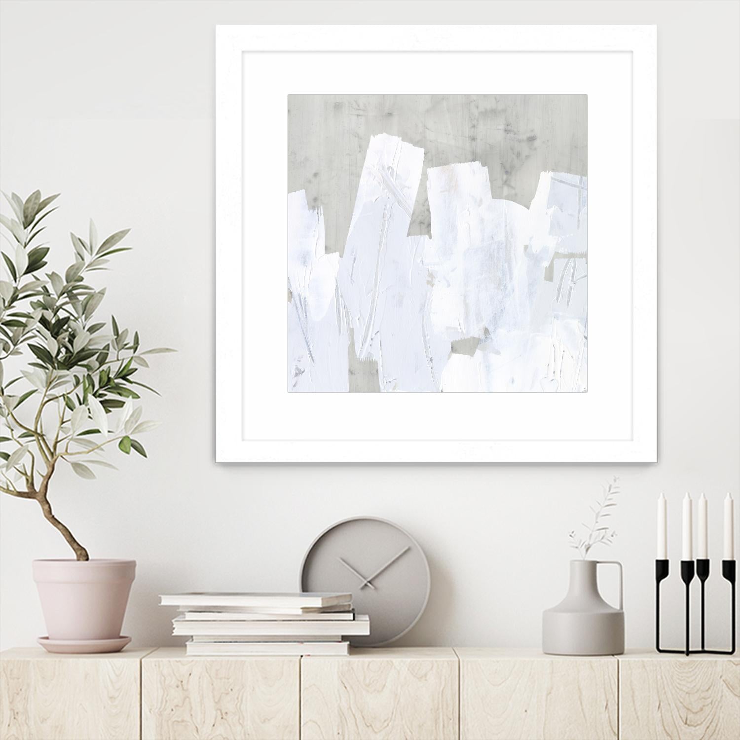 Ice Shield I by June Vess on GIANT ART - beige abstract abstract