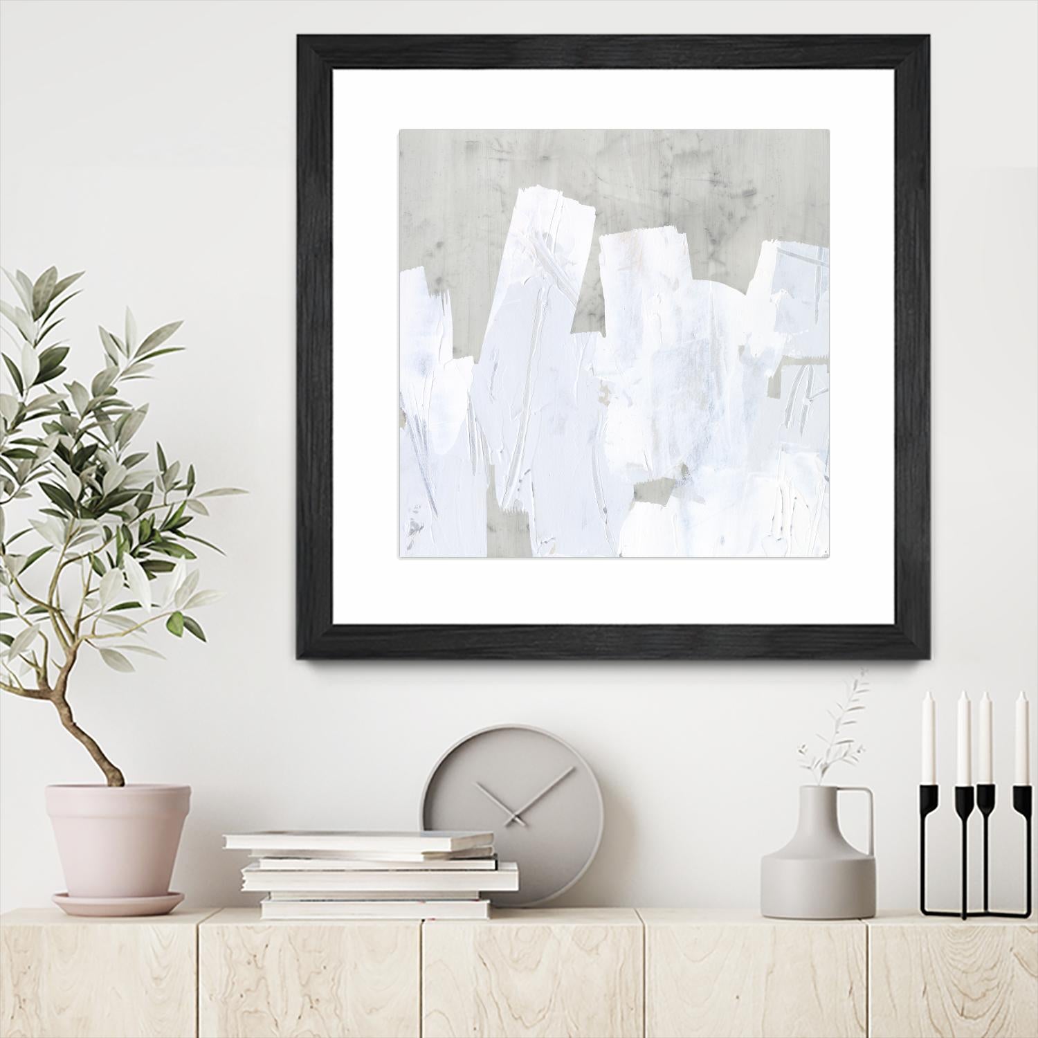 Ice Shield I by June Vess on GIANT ART - beige abstract abstract