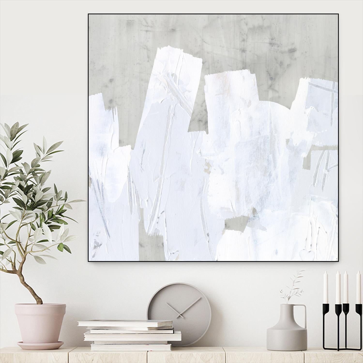 Ice Shield I by June Vess on GIANT ART - beige abstract abstract