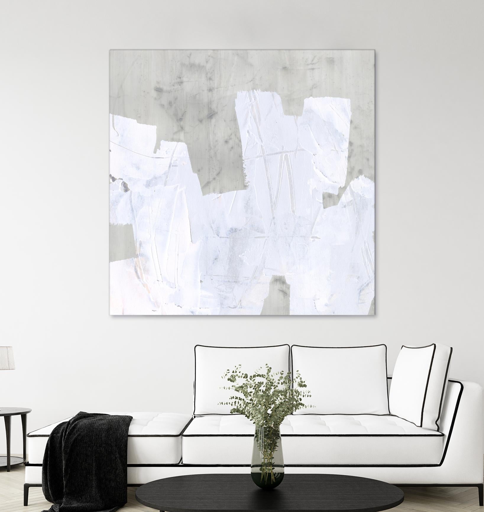 Ice Shield II by June Vess on GIANT ART - white abstract abstract