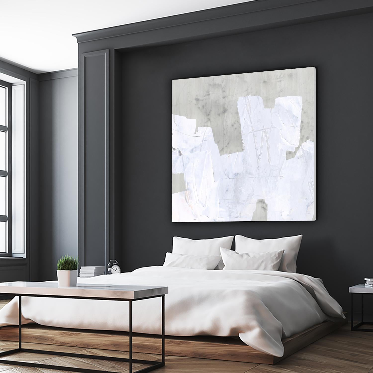 Ice Shield II by June Vess on GIANT ART - white abstract abstract