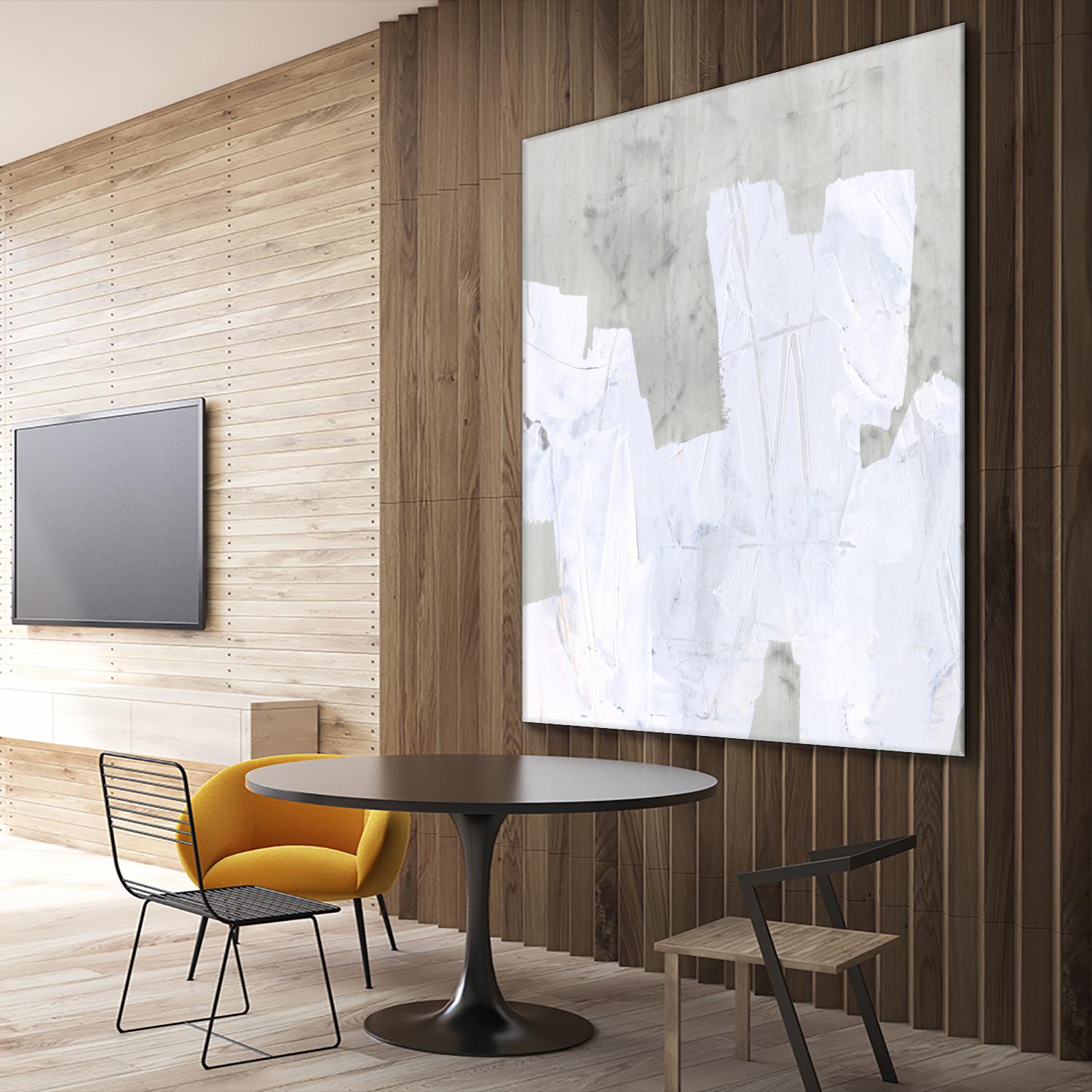 Ice Shield II by June Vess on GIANT ART - white abstract abstract