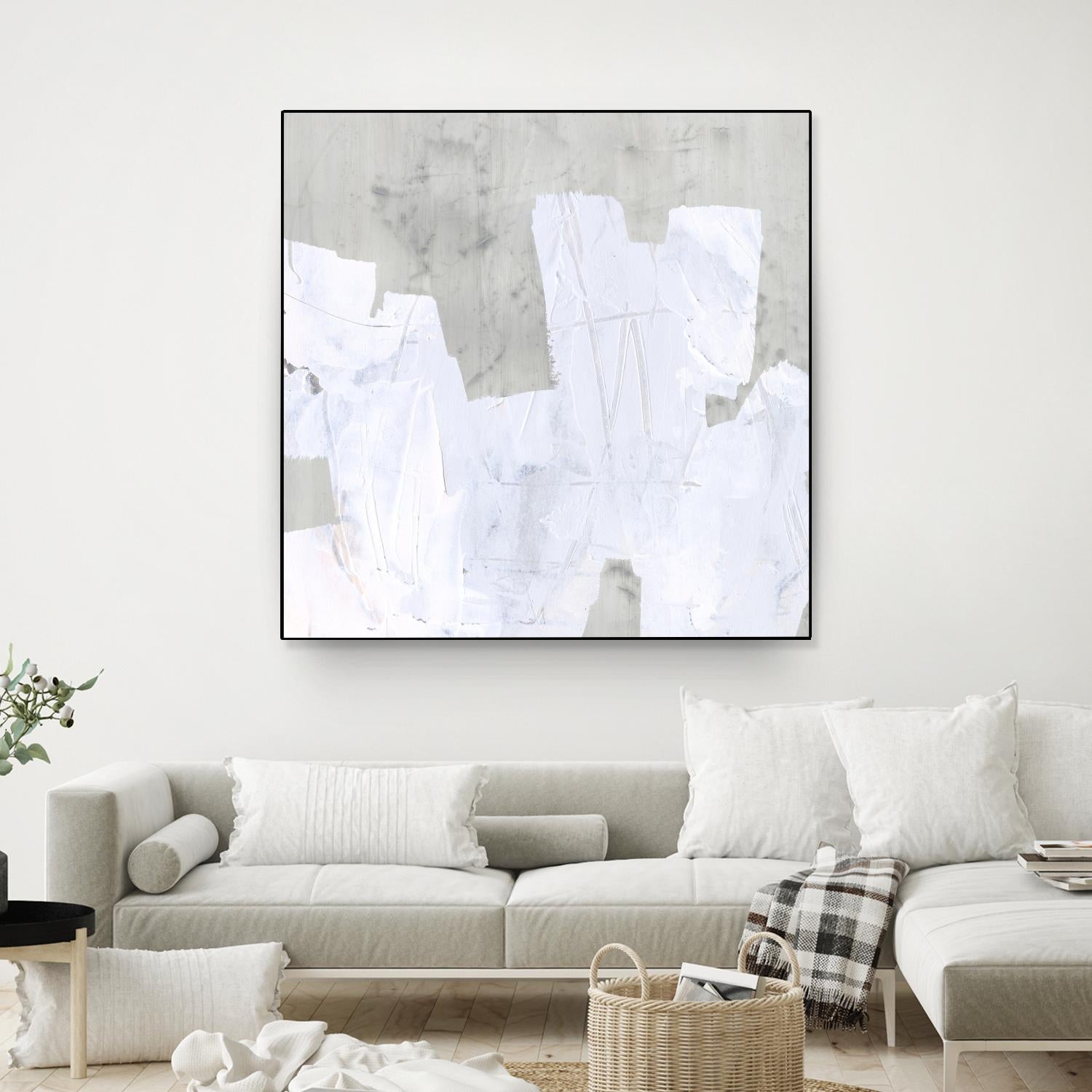 Ice Shield II by June Vess on GIANT ART - white abstract abstract