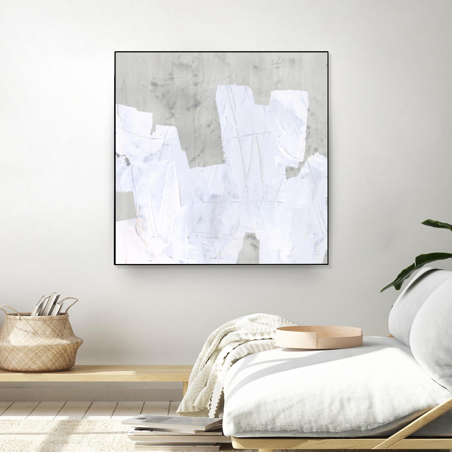 Ice Shield II by June Vess on GIANT ART - white abstract abstract