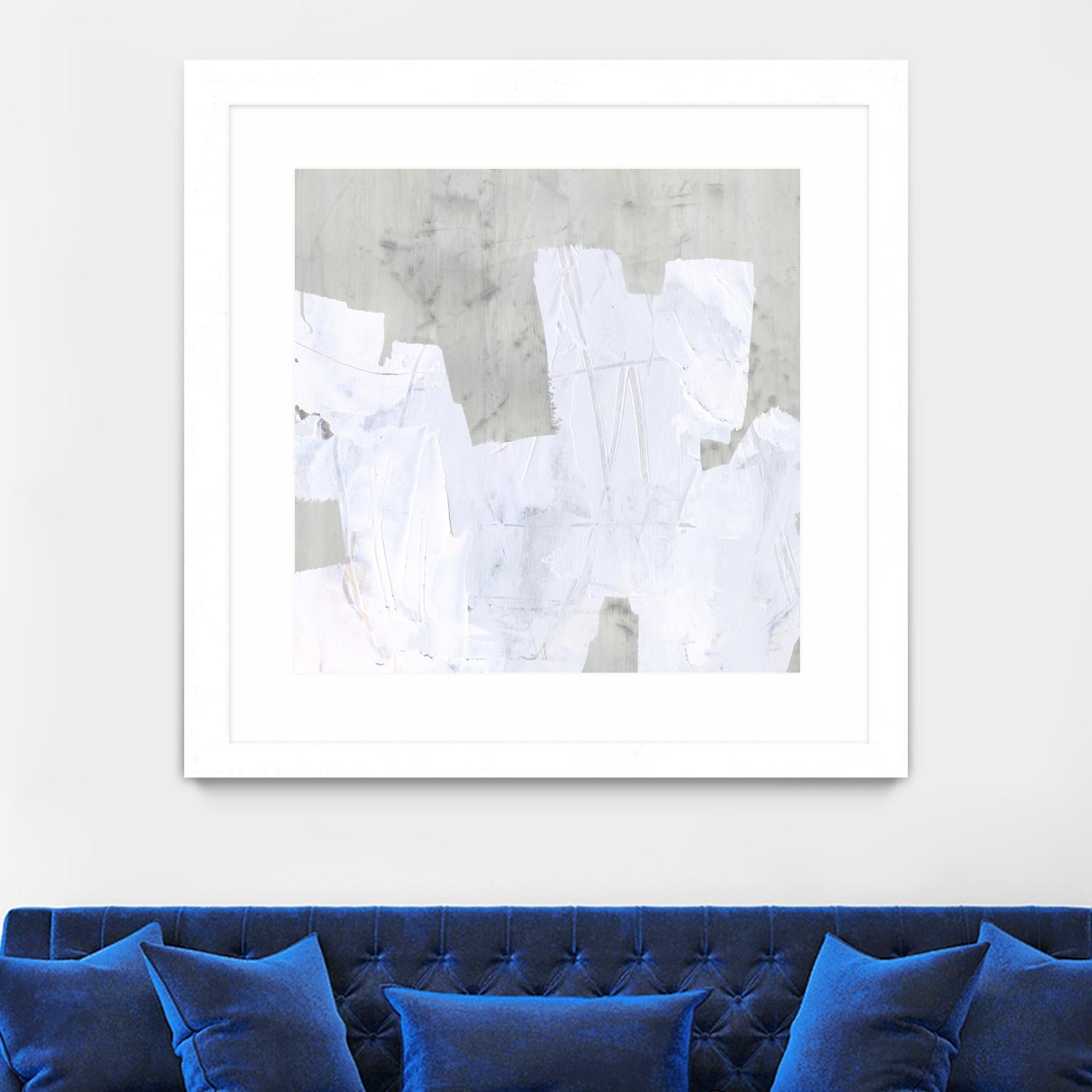 Ice Shield II by June Vess on GIANT ART - white abstract abstract