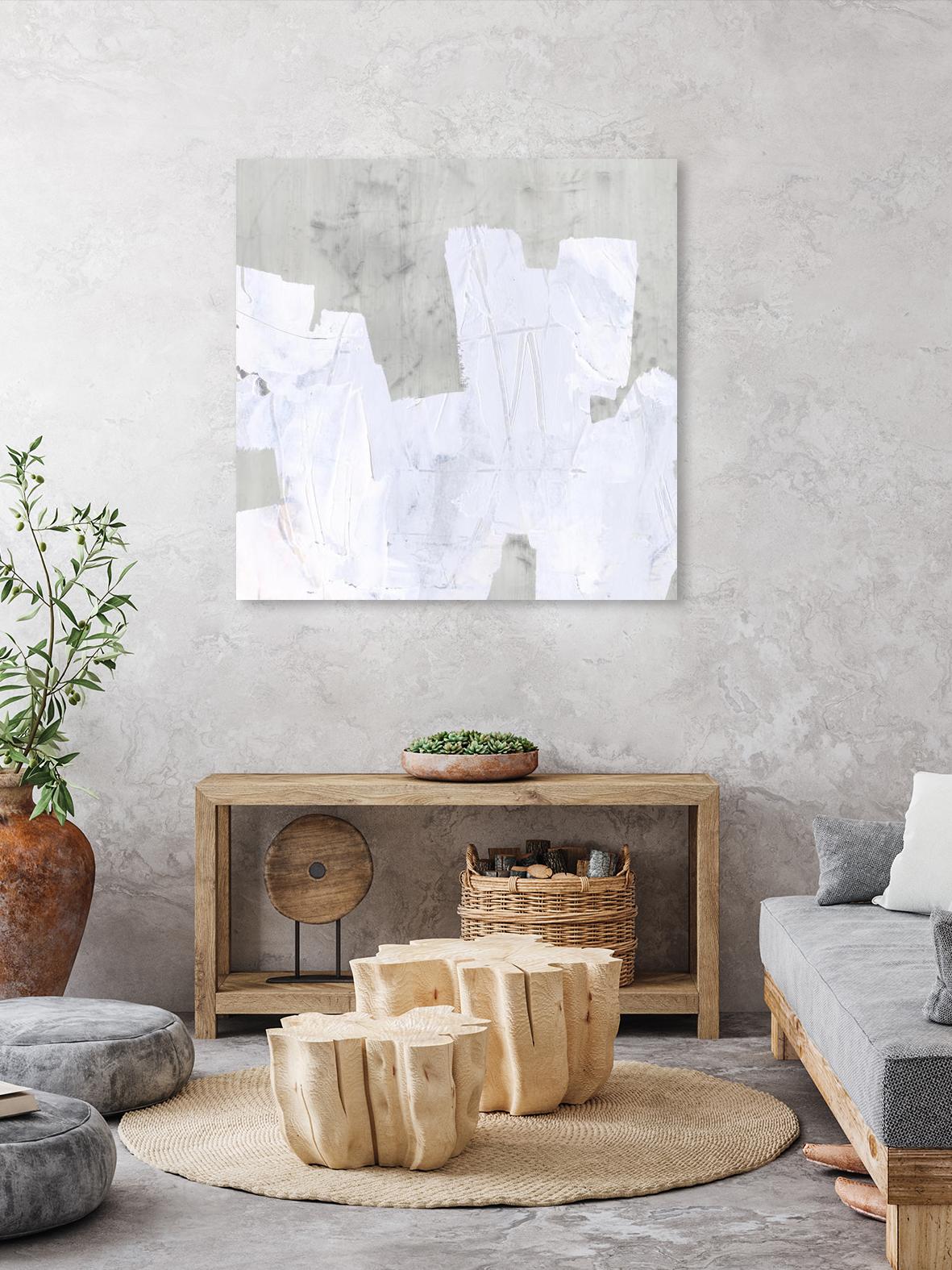 Ice Shield II by June Vess on GIANT ART - white abstract abstract