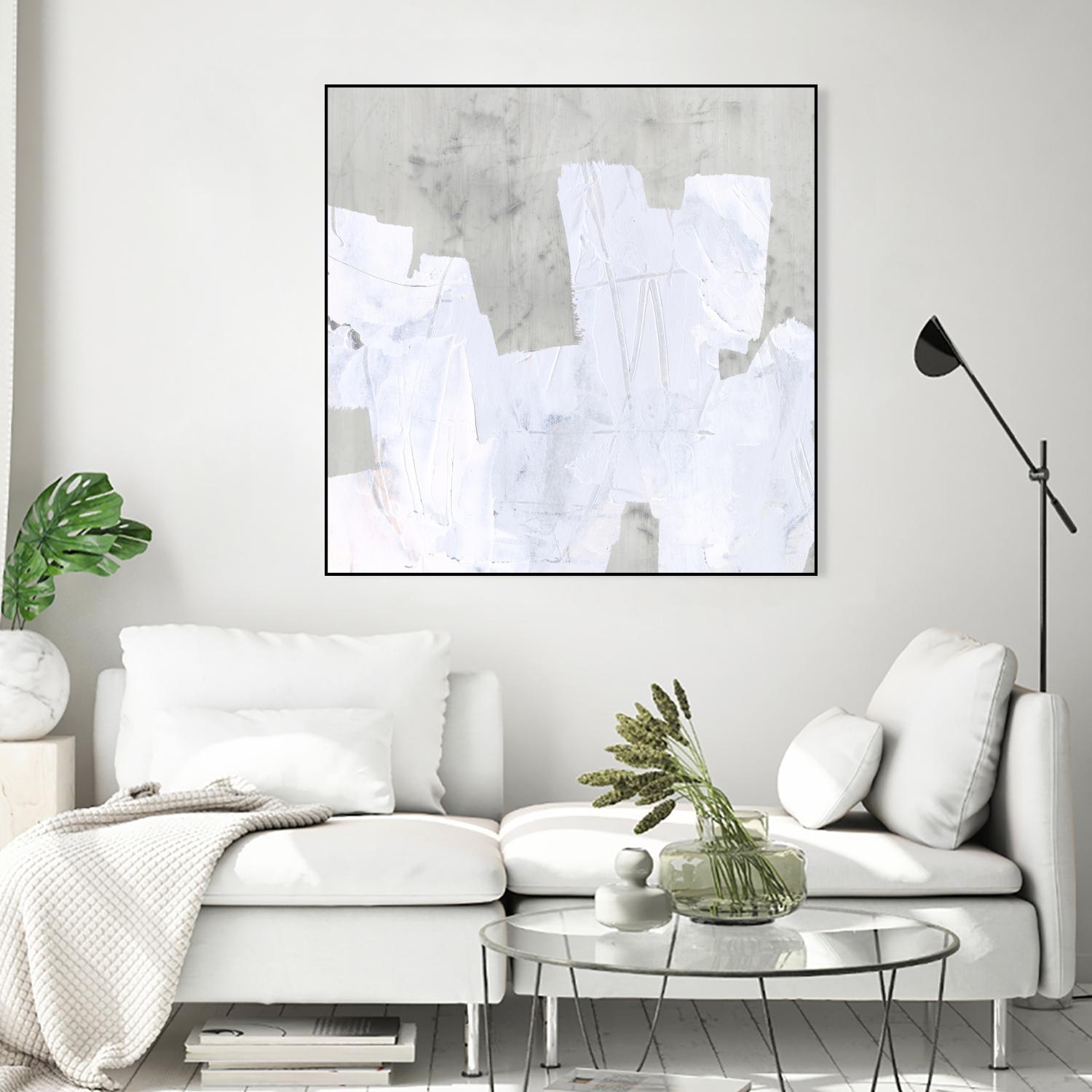 Ice Shield II by June Vess on GIANT ART - white abstract abstract