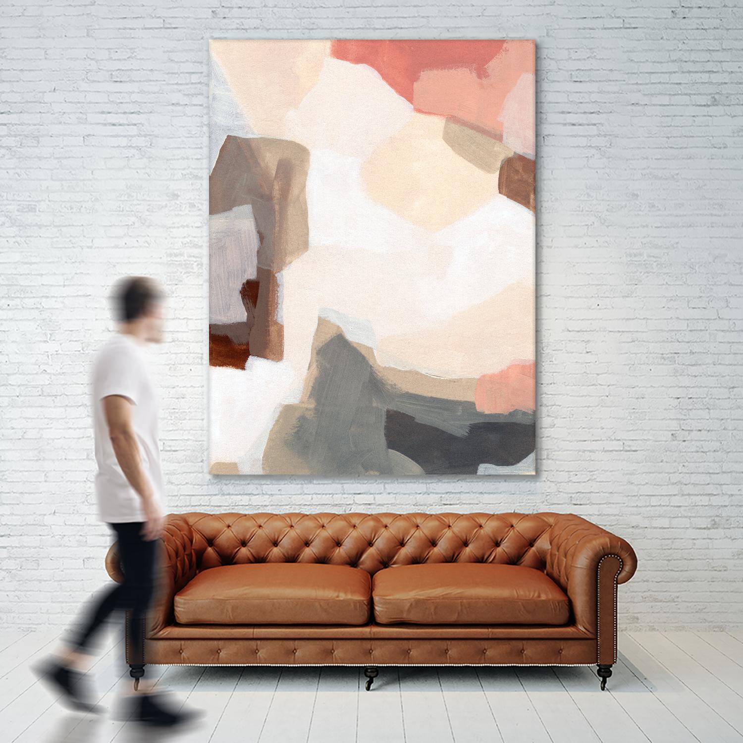 Mesa Prism I by June Vess on GIANT ART - pink abstract abstract