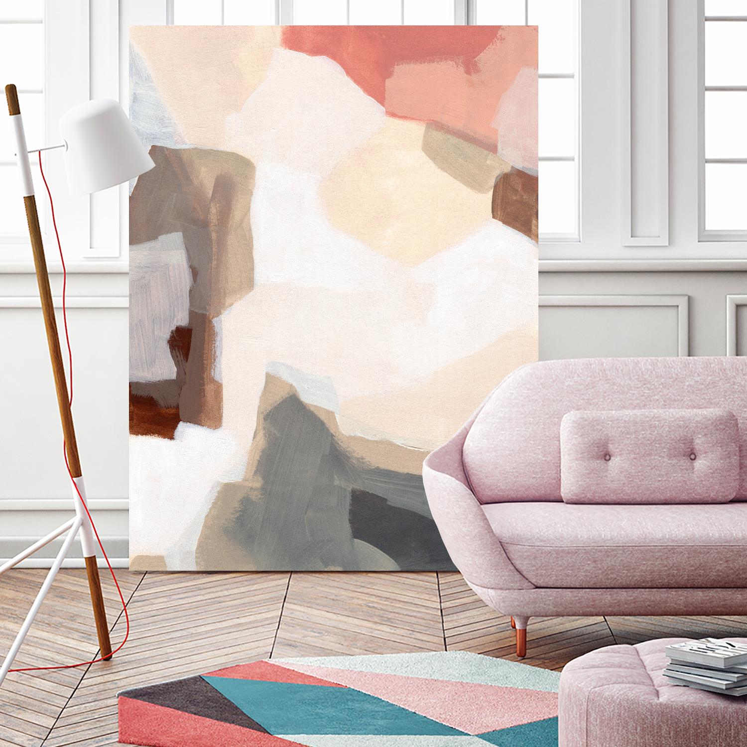 Mesa Prism I by June Vess on GIANT ART - pink abstract abstract