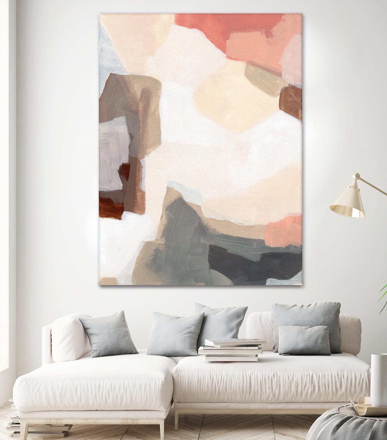 Mesa Prism I by June Vess on GIANT ART - pink abstract abstract