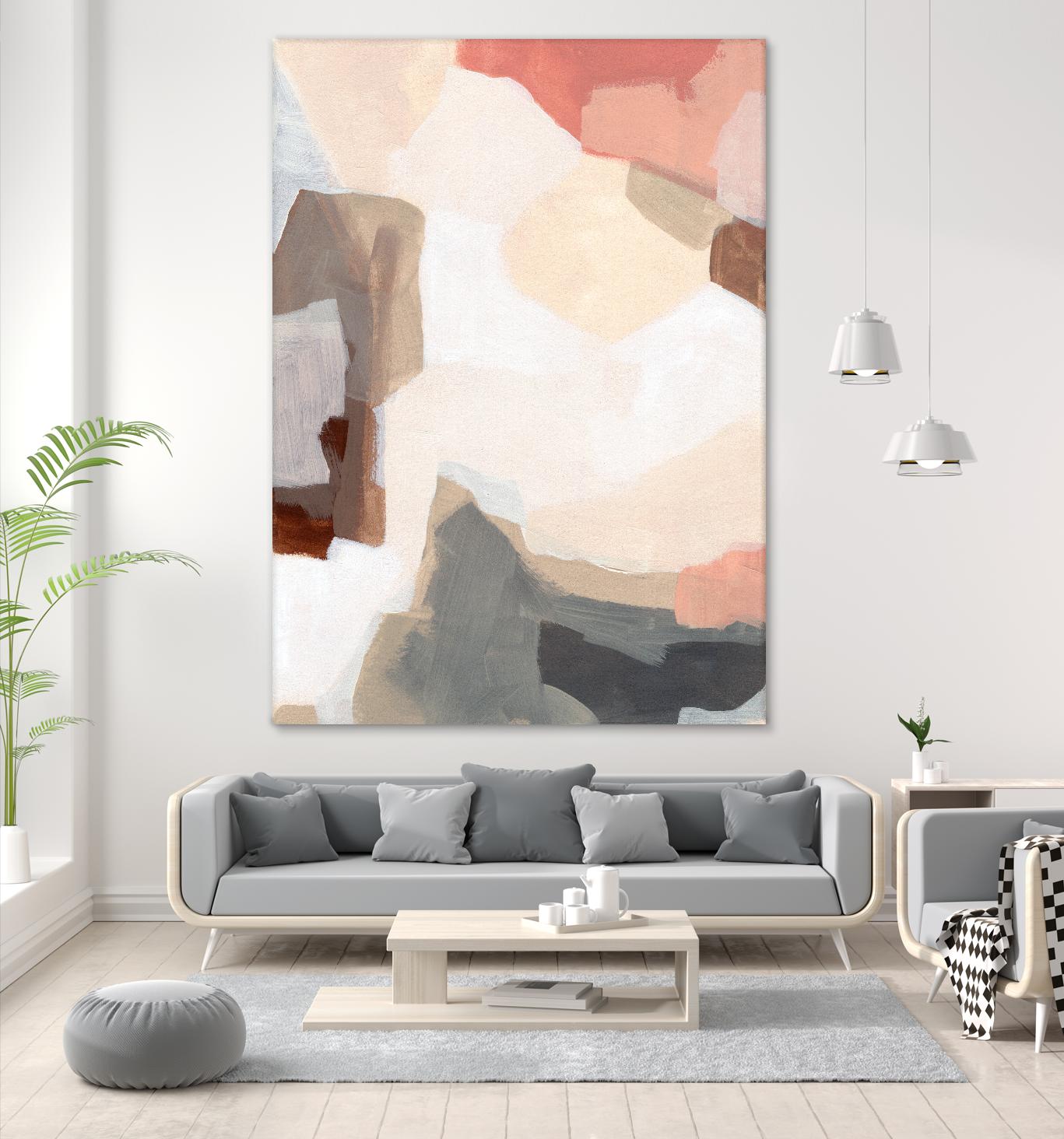 Mesa Prism I by June Vess on GIANT ART - pink abstract abstract