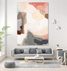 Mesa Prism I by June Vess on GIANT ART - pink abstract abstract