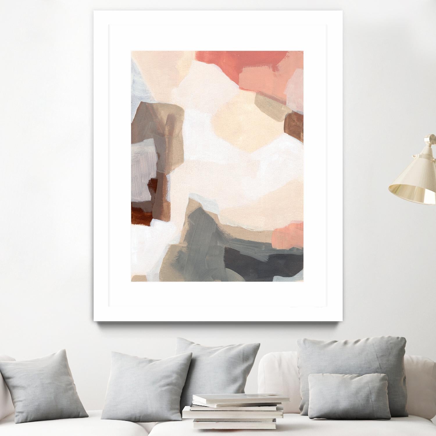 Mesa Prism I by June Vess on GIANT ART - pink abstract abstract