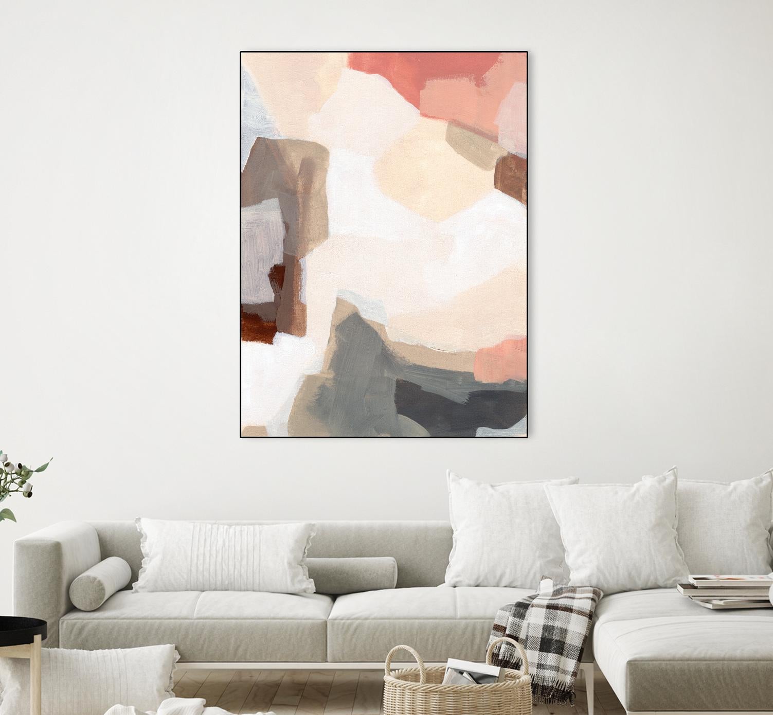 Mesa Prism I by June Vess on GIANT ART - pink abstract abstract