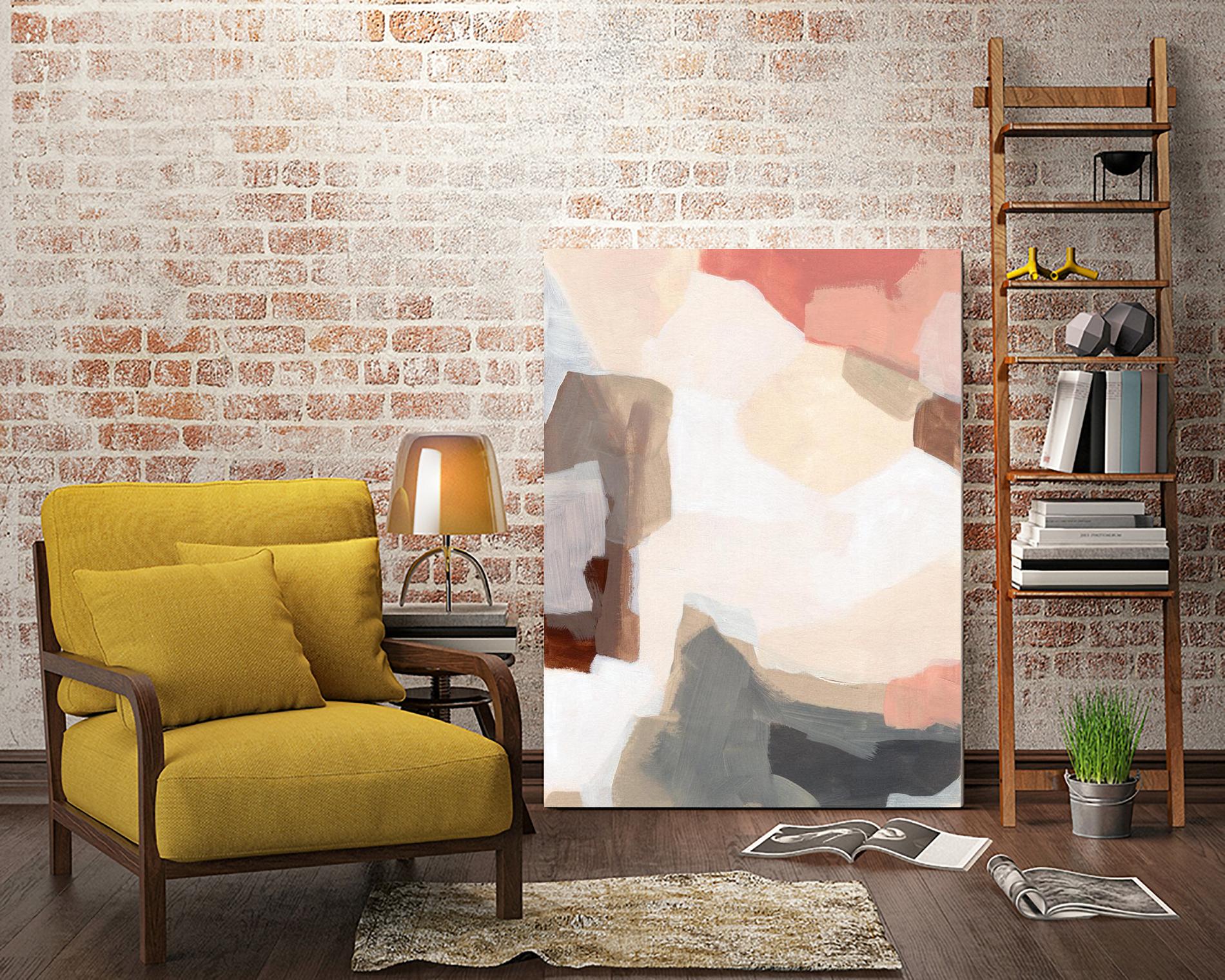 Mesa Prism I by June Vess on GIANT ART - pink abstract abstract