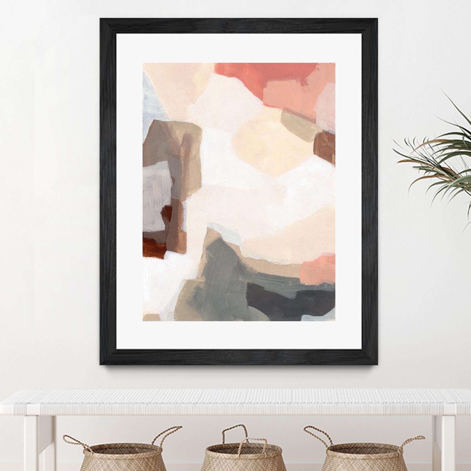 Mesa Prism I by June Vess on GIANT ART - pink abstract abstract